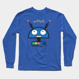 Retro Sci-Fi Fun Pet Robot BoomBoomInk Long Sleeve T-Shirt